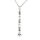 Halsschmuck 18 Karat Weissgold Brillant 0,49ct
