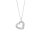 Halsschmuck 925 Silber Herz mit Zirkonia