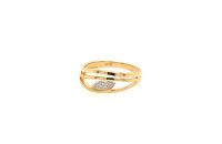 Ring 18 Karat Gelbgold Brillanten 0,035ct
