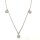 Halsschmuck 18 Karat Weissgold Brillanten 0,17ct