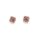 Ohrschmuck 18 Karat Rotgold Brill. 0,16ct Saphir 0,30ct