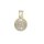 Anh&auml;nger 14 Karat Weissgold Schutzengel