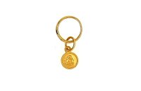 Anh&auml;nger 14 Karat Gelbgold Taufring mit Schutzengel...