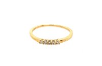 Ring 14 Karat Gelbgold Brillant 0,10ct