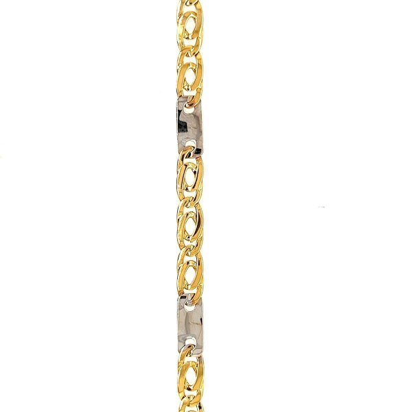 Armschmuck 14 Karat Gelb/Weissgold