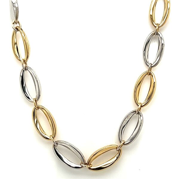 Halsschmuck 14 Karat Gelb/Weissgold