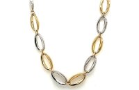 Halsschmuck 14 Karat Gelb/Weissgold