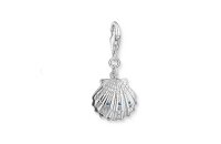 Anh&auml;nger 925 Silber Muschel mit Zirkonia