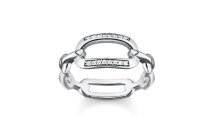 Ring 925 Silber Glieder Zirkonia