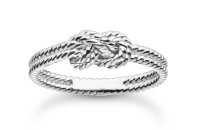 Ring 925 Silber Seil  mit Knoten