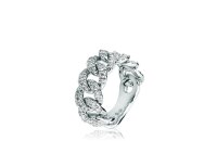 Ring 18 Karat Weissgold Brillanten 0,89ct