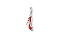 Anh&auml;nger 925 Silber Rote Pumps Kaltemail