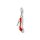 Anh&auml;nger 925 Silber Rote Pumps Kaltemail