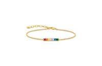 Armschmuck 925 Silber 750 gelb vergolde Bunte Steine