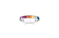 Ring 925 Silber Bunte Zirkonia