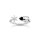 Ring 925 Silber Schneeflocke und Pinguin