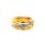 Ring 18 Karat Gelb/Weissgold Brillanten 0,12ct G si