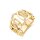 Ring 18 Karat Gelbgold Brillanten 0,59ct G si