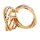 Ohrschmuck 14 Karat Weiss/Gelbgold Kreolen