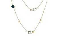 Halsschmuck 14 Karat Gelbgold Topas