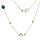 Halsschmuck 14 Karat Gelbgold Topas