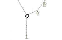 Halsschmuck 14 Karat Weissgold
