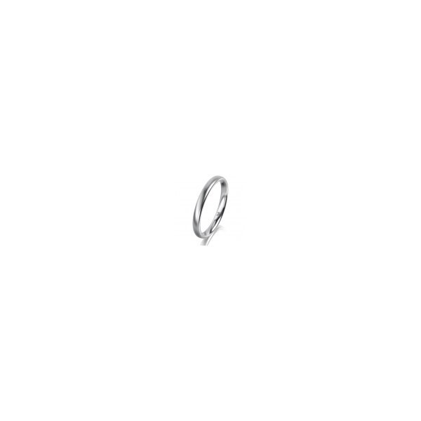 Ring 14 Karat Weissgold 2.5 mm poliert
