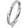 Ring 18 Karat Weissgold 2.5 mm diamantmatt