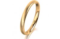Ring 18 Karat Gelbgold 2.5 mm sandmatt