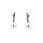 Ohrschmuck 18 Karat Weissgold Brillant 0,064ct G si Akoya Zuchtperle