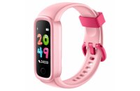 Kinder Smartwatch mit Silikon Armband rosa