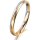 Ring 14 Karat Gelb-/Weissgold 2.5 mm längsmatt