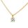 Halsschmuck 14 Karat Gelbgold Brillant 0,15ct G vs
