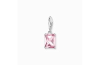 Anh&auml;nger 925 Silber pinker Stein (Zirkonia)