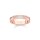 Ring 925 Silber 18 Karat rotvergoldet weisse Zirkonia pav&eacute;