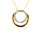 Halsschmuck 18 Karat Gelb/Weissgold Brillanten 0,30ct