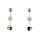 Ohrschmuck 18 Karat Weissgold Brillanten 0,14ct