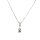 Halsschmuck 18 Karat Weissgold 5 Brillanten 0,38ct