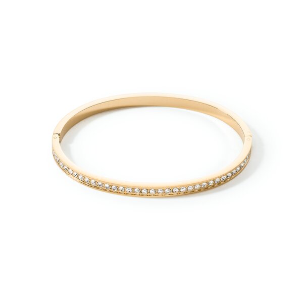 Coeur De Lion Armschmuck Edelstahl  slim gold Kristall