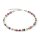 Coeur De Lion Halsschmuck Edelstahl GeoCUBE&reg; Iconic Nature multicolor-braun
