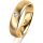 Ring 18 Karat Gelbgold 5.0 mm l&auml;ngsmatt 1 Brillant G vs 0,065ct