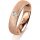 Ring 14 Karat Rotgold 5.0 mm kreismatt 1 Brillant G vs 0,065ct