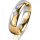 Ring 14 Karat Gelb-/Weissgold 5.0 mm poliert 1 Brillant G vs 0,065ct