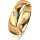 Ring 18 Karat Gelbgold 5.5 mm poliert 1 Brillant G vs 0,065ct