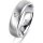 Ring 14 Karat Weissgold 5.5 mm sandmatt 1 Brillant G vs 0,065ct
