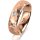 Ring 14 Karat Rotgold 5.5 mm diamantmatt 1 Brillant G vs 0,065ct