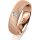 Ring 18 Karat Rotgold 5.5 mm kreismatt 1 Brillant G vs 0,065ct