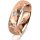 Ring 18 Karat Rotgold 5.5 mm diamantmatt 1 Brillant G vs 0,065ct