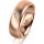 Ring 14 Karat Rotgold 6.0 mm l&auml;ngsmatt 1 Brillant G vs 0,065ct