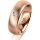 Ring 14 Karat Rotgold 6.0 mm sandmatt 1 Brillant G vs 0,065ct